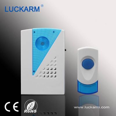 Battery operated remote control 32 tune songs wireless doorbell with waterproof push button