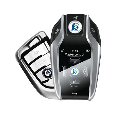 original car Smart key upgrade to digital Silver LCD remote key