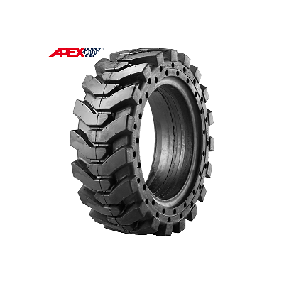 Solid Skid Steer Tires For Caterpillar Vehicle 16, 18, 20 In