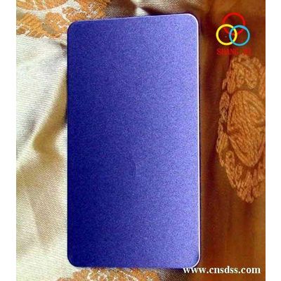 Colored Decorative Stainless Steel Sheet Purple Coating Mirrored Board