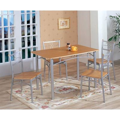 Best Selling MDF And Aluminium Table /chair Set Model2253