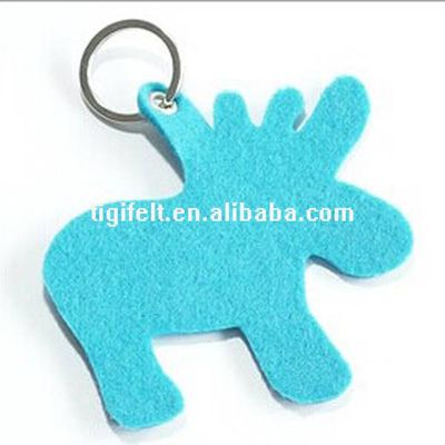 craft felt keychain with exquisite shapes