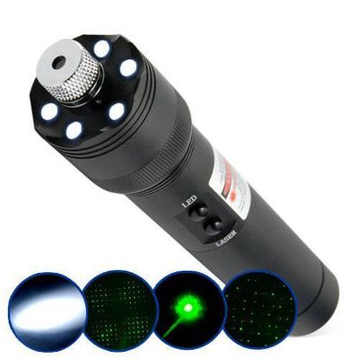 3-IN-1 Super Laser Pointer with LED Torch Light