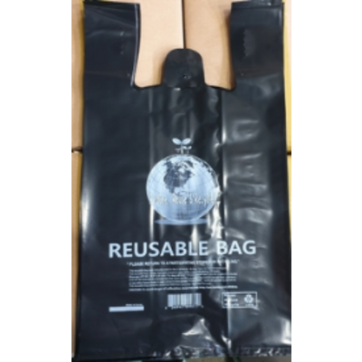 REUSABLE PLASTIC SHOPPING BAG