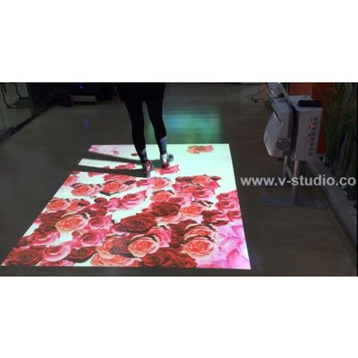 Interactive Floor And Wall Projection by V-Studio