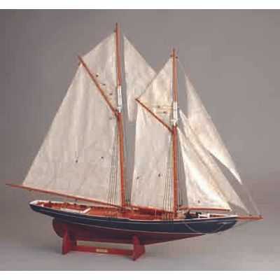 wooden boat model --