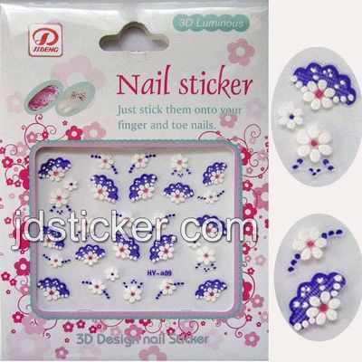 Fashion Nail Stickers,Acrylic Nail Stickers,Luminous Nail Stickers,