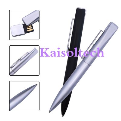 Hot selling Promo Pen Shape 16GB 32GB 64GB 128GB Custom Logo Pendrive USB Gifts ABS USB Flash Drives