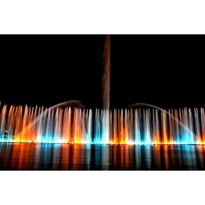 Grand Lifting Floating Style Musical Spouting Fountain in the lake for the Purple Palace of Sun Yat-