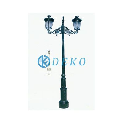 DK CLASSICAL LIGHT POLE 02  DEKO-Ductile Iron Classical Lights   Public Illumination Light