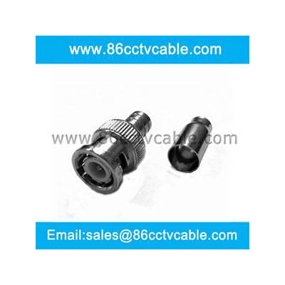 BNC Male quick crimp connector for RG 59/62 cable (2 piece)