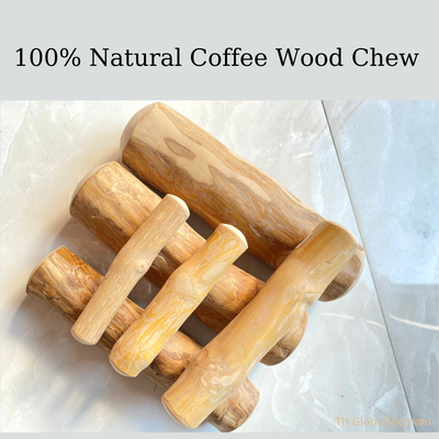 100% NATURAL COFFEE WOOD DOG CHEW FROM VIETNAM