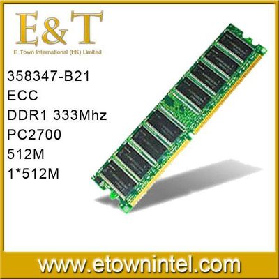 hp server memory 358347-B21 1512M REG PC2700 SGLDMM ALL