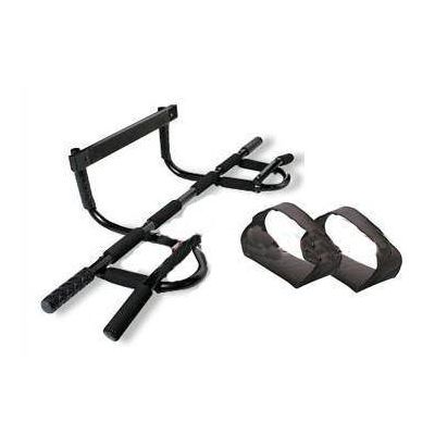 Chin Up Bar/ Chin Pull Up Bar/Iron door gym w/ AB Straps as seen on tv