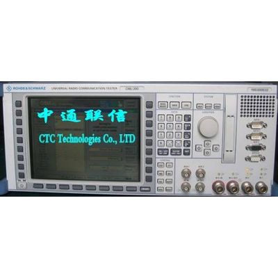 For Sale Used Test Equipment Universal Radio Communication Tester R&S CMU200 with options B21/B52