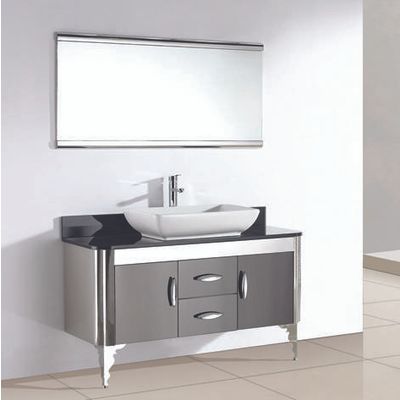 Modern stainless steel bathroom cabinet DD-6092