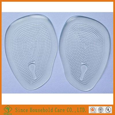 Soft clear high heel forefoot gel insole