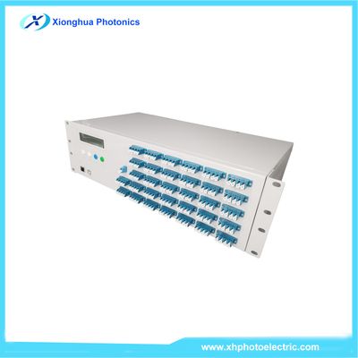 1X128 Rack-Mounted Optical Switch Low Insertion Loss and Fast Switching