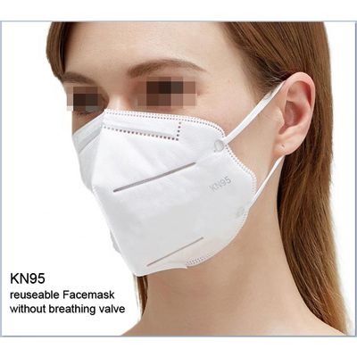 KN95 facemask without breathing valve earloop CE ertificated