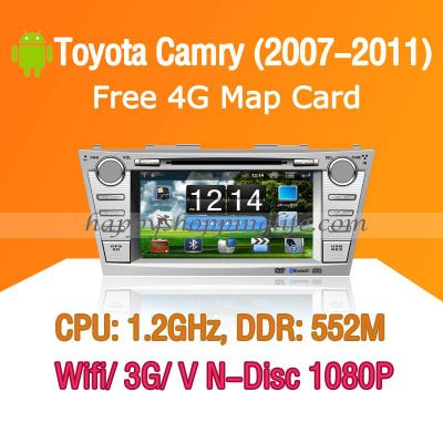 Pure Android Car DVD Player with GPS 3G Wifi for Toyota Camry