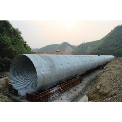 Corrugated steel drainage pipe  Agriculture irrigation culvert pipe  corrugated metal pipe supplier