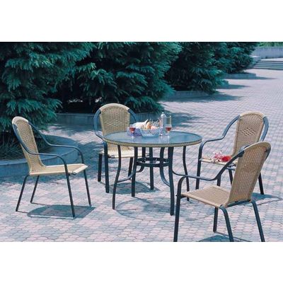 Best selling table set(1table + 4 chairs) for outdoor use