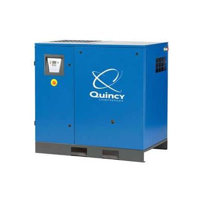 Quincy QGS 30-HP 120-Gallon Rotary Screw Compressor w/Dryer (208/230/460 3-Phase)