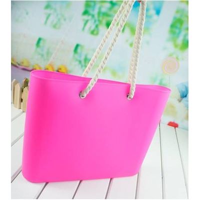 New Design Fashionable Silicone Beach Handbag