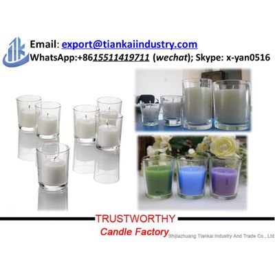 competitive price catholic religious candles glass jar
