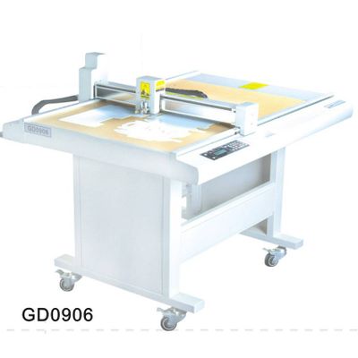 GD0906 paper box die cut plotter sample flat bed machine