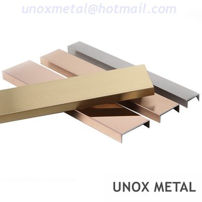 Decorative Metal Trim Stainless Steel U Channel Profile