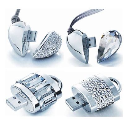 Diamond Heart USB Flash Disk for Promotional Gift,Crystal USB Flash Gift