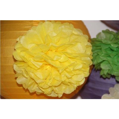 Handmade Wedding Paper Pom Poms Ball Flowers for Wedding Decoration