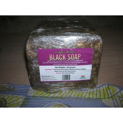 organic African black soap