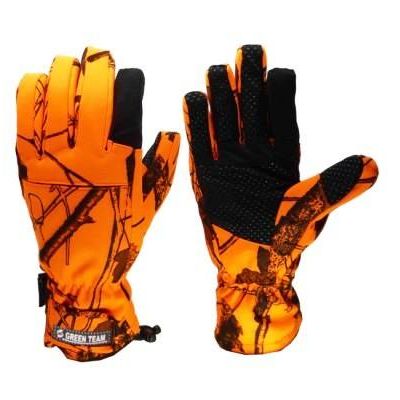 Hunting Camouflage Aquabloc Fabric Gloves