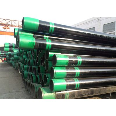 OCTG-casing pipe and thread protector