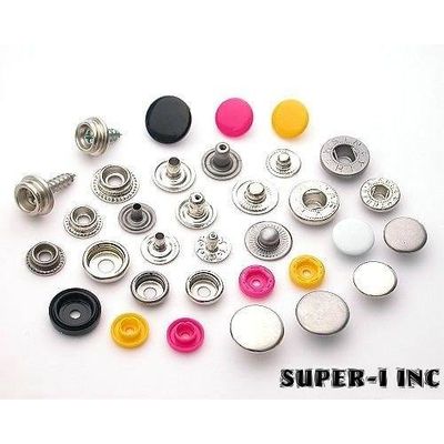 snap button, snap fastener, button fastener, metal fastener, metal snap, spring button, press button