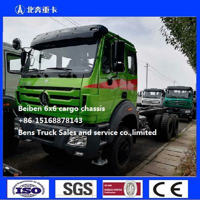 Beiben NG80 Cargo Truck Chassis 6x6 380HP 2638 12.00R24 Tire