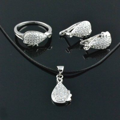 925 Silver Jewelry Sets Silver Rings Fashion Jewelry Sets