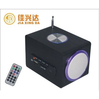 JD-001 wooden mini sound box speaker