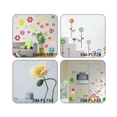supply kinds of wall decal,flower sticker,home sticker