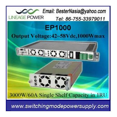 Lineage EP1000 1000W 54V Rectifier Module