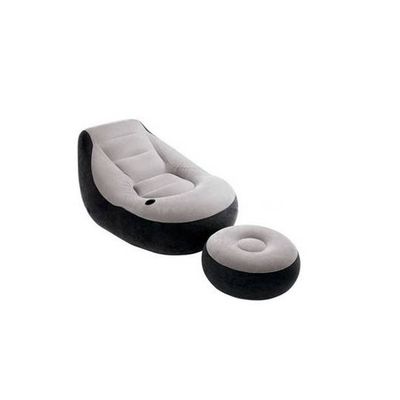 intex inflatable sofa lounge with inflatable stool