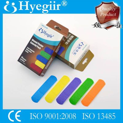Boxed colorful pack wound plaster&adhesive bandage