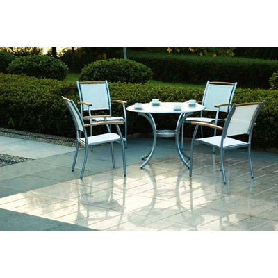 Best Selling Aluminium And Textilene table and chair set