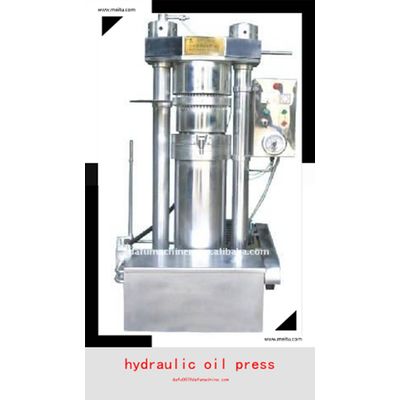 Hydraulic oil press machine for sesame seeds