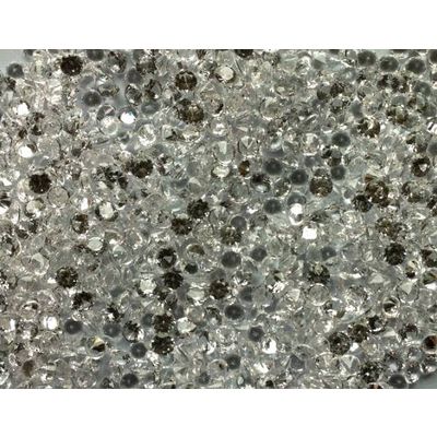 Lab Created White Sapphire Round Melee #12 Synthetic White Corundum Stone 1.0mm1.0mm