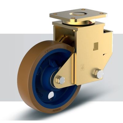 Wicke 8 Inch 1000 kg heavy duty Stabilization Casters with PU wheels for carts and mobile racks