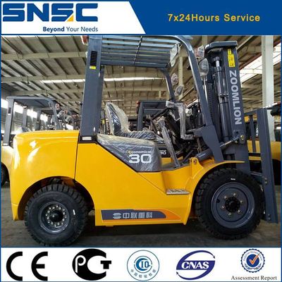 New chinese Zoomlion 3 ton hydraulic automatic diesel forklift truck for sale