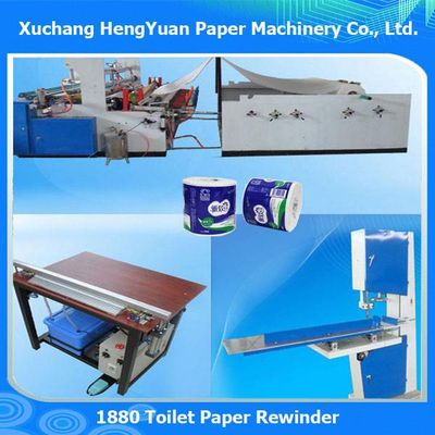 Full Automatic Toilet Paper Cutting and Rewinding Machine